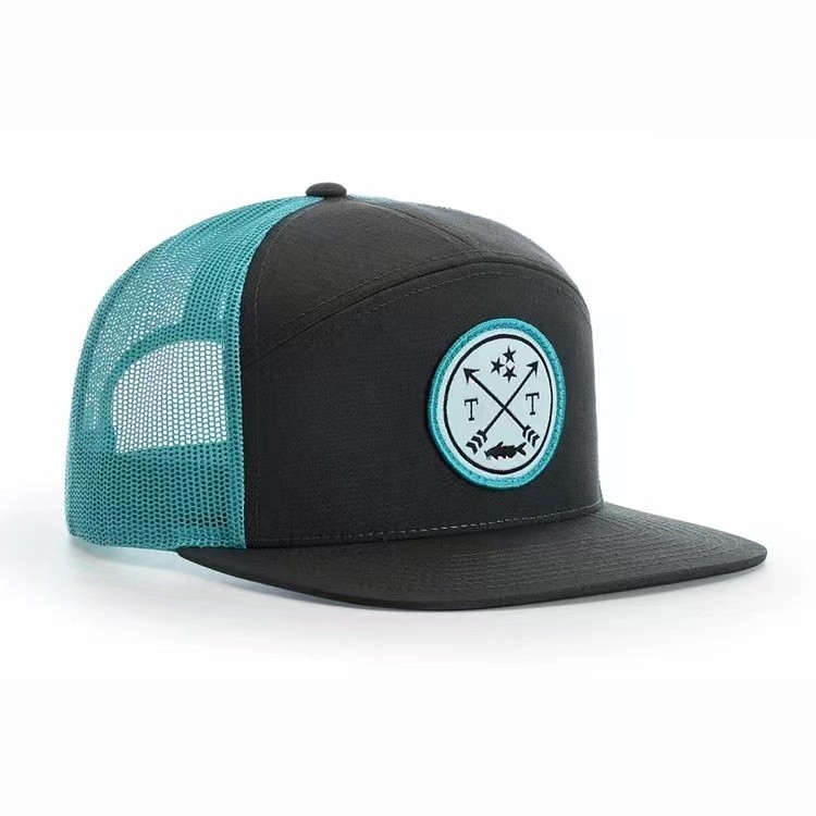 Custom 6 Panel Basketball Caps Hats Sombreros Oem 7 Panel Embroidered Snapback Youth Hat Trucker Baseball Cap For Men